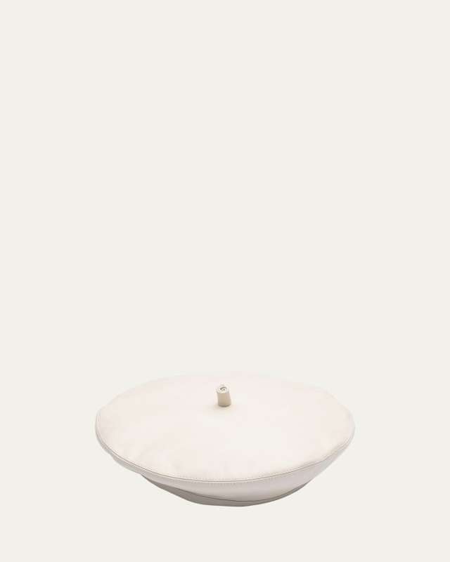 Carter Leather Beret Hat